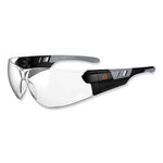 Load image into Gallery viewer, Skullerz Saga Frameless Safety Glasses, Matte Black Nylon Impact Frame, Clear Polycarbonate Lens, Ships In 1-3 Business Days
