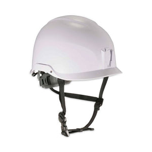 Skullerz 8974 Class E Safety Helmet, 6-point Ratchet Suspension, White, Ships In 1-3 Business Days