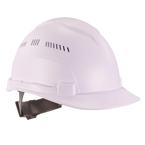 Skullerz 8966 Class C Lightweight Cap-style Hard Hat, Adjustable Venting, 6-pt Rachet Suspension, White,ships In 1-3 Bus Days