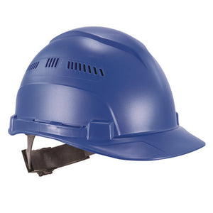 Skullerz 8966 Class C Lightweight Cap-style Hard Hat, Adjustable Venting, 6-pt Rachet Suspension, Blue, Ships In 1-3 Bus Days