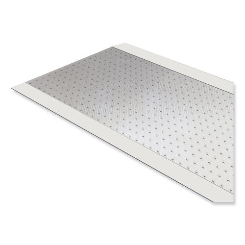 Ribbed Vinyl Carpet Runner, 27 X 240, Clear, Ships In 4-6 Business Days