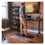 Load image into Gallery viewer, Sit Or Stand Mat For Carpet Or Hard Floors, 45 X 53, Clear/black
