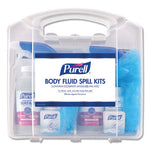 Load image into Gallery viewer, Body Fluid Spill Kit, 4.5&quot; X 11.88&quot; X 11.5&quot;, One Clamshell Case With 2 Single Use Refills/carton
