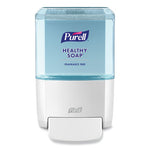 Load image into Gallery viewer, Es4 Soap Push-style Dispenser, 1,200 Ml, 4.88 X 8.8 X 11.38, White
