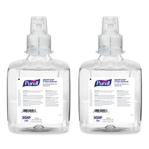 Healthy Soap E1 Foam Handwash, For Cs6 Dispensers, Fragrance-free, 1,200 Ml, 2/carton
