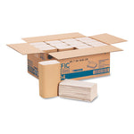 Load image into Gallery viewer, Pacific Blue Basic S-fold Paper Towels, 1-ply, 10.25 X 9.25, Brown, 250/pack, 16 Packs/carton
