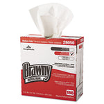 Load image into Gallery viewer, Medium Duty Scrim Reinforced Wipers, 4-ply, 9.25 X 16.69, Unscented, White, 166/box, 5 Boxes/carton

