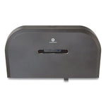 Load image into Gallery viewer, Jumbo Jr. Bathroom Tissue Dispenser, Double Roll, 22.1 X 4.8 X 12.1, Black
