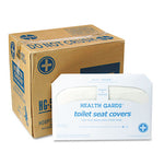 Load image into Gallery viewer, Health Gards Toilet Seat Covers, 14.25 X 16.5, White, 250 Covers/pack, 20 Packs/carton
