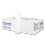 Load image into Gallery viewer, High-density Commercial Can Liners, 33 Gal, 11 Mic, 33&quot; X 40&quot;, Clear, 25 Bags/roll, 20 Interleaved Rolls/carton
