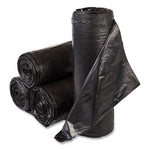 Load image into Gallery viewer, High-density Commercial Can Liners, 55 Gal, 22.1 Mic, 36&quot; X 60&quot;, Black, 25 Bags/roll, 6 Interleaved Rolls/carton
