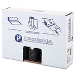 Load image into Gallery viewer, Low-density Commercial Can Liners, Coreless Interleaved Roll, 60 Gal, 1.4 Mil, 38&quot; X 58&quot;, Black, 20 Bags/roll, 5 Rolls/carton
