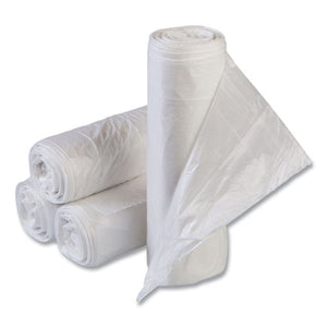 High-density Commercial Can Liners Value Pack, 16 Gal, 7 Mic, 24" X 31", Clear, 50 Bags/roll, 20 Interleaved Rolls/carton