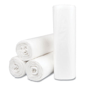 High-density Commercial Can Liners Value Pack, 30 Gal, 9 Mic, 30" X 36", Natural, 25 Bags/roll, 20 Interleaved Rolls/carton