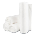 Load image into Gallery viewer, High-density Commercial Can Liners Value Pack, 60 Gal, 14 Mic, 38&quot; X 58&quot;, Clear, 25 Bags/roll, 8 Interleaved Rolls/carton
