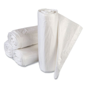High-density Commercial Can Liners Value Pack, 60 Gal, 14 Mic, 43" X 46", Clear, 25 Bags/roll, 8 Interleaved Rolls/carton