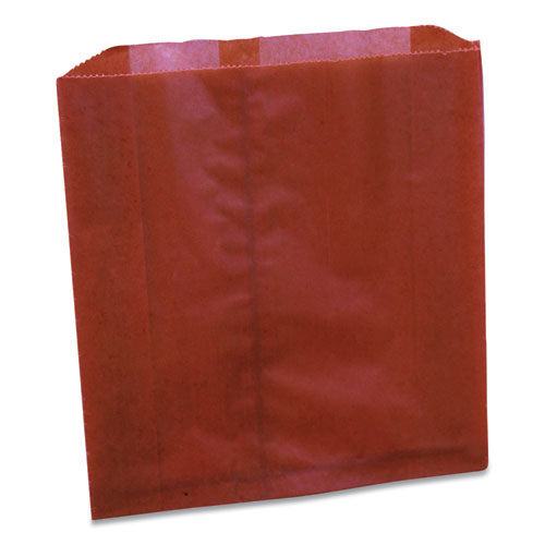 Waxed Sanitary Napkin Disposal Liners, 9.25 X 0.3 X 10.45, Brown, 250/carton