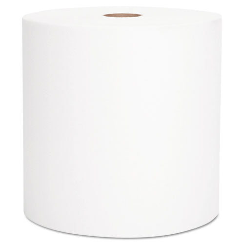 Essential Hard Roll Towel, 1-ply, 8" X 1,000 Ft, 1.5" Core, White, 6 Rolls/carton
