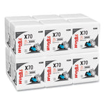 Load image into Gallery viewer, X70 Cloths, 1/4 Fold, 12.5 X 12, White, 76/pack, 12 Packs/carton
