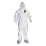 Load image into Gallery viewer, A45 Liquid/particle Protection Surface Prep/paint Coveralls, 3x-large, White, 25/carton
