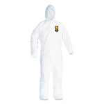 Load image into Gallery viewer, A20 Breathable Particle Protection Coveralls, Elastic Back, Hood, Medium, White, 24/carton
