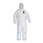 Load image into Gallery viewer, A20 Elastic Back, Cuff And Ankle Hooded Coveralls, Zip, X-large, White, 24/carton
