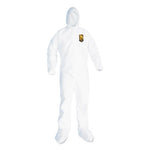 Load image into Gallery viewer, A20 Breathable Particle Protection Coveralls, Elastic Back, Hood And Boots, Large, White, 24/carton
