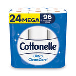 Load image into Gallery viewer, Ultra Cleancare Toilet Paper, Strong Tissue, Mega Rolls, Septic Safe, 1-ply, White, 340 Sheets/roll, 24 Rolls/pack
