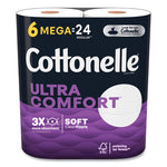 Load image into Gallery viewer, Ultra Comfortcare Toilet Paper, Soft Tissue, Mega Rolls, Septic Safe, 2-ply, White, 284/roll, 6 Rolls/pack, 36 Rolls/carton
