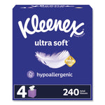 Load image into Gallery viewer, Ultra Soft Facial Tissue, 3-ply, White, 60 Sheets/box, 4 Boxes/pack, 3 Packs/carton
