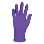 Load image into Gallery viewer, Purple Nitrile Exam Gloves, 242 Mm Length, Large, Purple, 100/box
