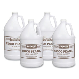 Coco Pearl Liquid Hand Soap, Coconut Scent, 128 Oz Bottle, 4/carton
