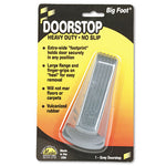 Load image into Gallery viewer, Big Foot Doorstop, No Slip Rubber Wedge, 2.25w X 4.75d X 1.25h, Gray

