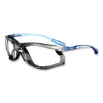 Load image into Gallery viewer, Ccs Protective Eyewear With Foam Gasket, Blue Plastic Frame, Clear Polycarbonate Lens
