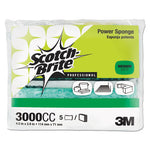 Load image into Gallery viewer, Power Sponge, 2.8 X 4.5, 0.6&quot; Thick, Blue/teal, 5/pack
