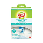 Load image into Gallery viewer, Disposable Toilet Scrubber Refill, Blue/white, 10/pack
