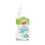 Load image into Gallery viewer, Toilet Scrubber Starter Kit, 1 Handle And 5 Scrubbers, White/blue
