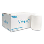 Load image into Gallery viewer, 10 Inch Tad Roll Towels, 1-ply, 10&quot; X 550 Ft, White, 6 Rolls/carton

