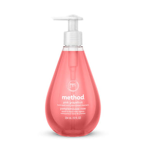 Gel Hand Wash, Pink Grapefruit, 12 Oz Pump Bottle