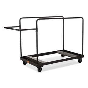 Folding Table Dolly For Round Tables, 660 Lb Capacity, 40.5 X 28 X 61.5, Brown, Ships In 1-3 Business Days