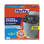 Load image into Gallery viewer, Ultra Strong Blackout Tall-kitchen Drawstring Bags, 13 Gal, 0.9 Mil, 23.75&quot; X 24.88&quot;, Black, 80/box
