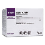 Load image into Gallery viewer, Super Sani-cloth Individually Wrapped Germicidal Disposable Wipes, Large, 1-ply, 5 X 8, Unscented, White, 50/pack
