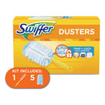 Load image into Gallery viewer, Dusters Starter Kit, Dust Lock Fiber, 6&quot; Handle, Blue/yellow
