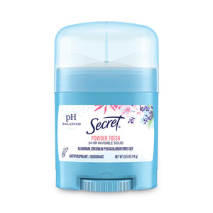 Invisible Solid Anti-perspirant And Deodorant, Powder Fresh, 0.5 Oz Stick, 24/carton
