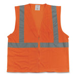Load image into Gallery viewer, Ansi Class 2 Two-pocket Zipper Mesh Safety Vest, Polyester Mesh, X-large, Orange
