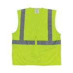Load image into Gallery viewer, Ansi Class 2 Hook And Loop Safety Vest, 2x-large, Hi-viz Lime Yellow
