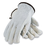 Load image into Gallery viewer, Top-grain Leather Drivers Gloves With Shoulder-split Cowhide Leather Back, X-large, Gray
