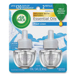 Load image into Gallery viewer, Scented Oil Twin Refill, Fresh Linen, 0.67 Oz, 2/pack, 6/carton
