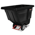 Load image into Gallery viewer, Rotomolded Tilt Truck, 202 Gal, 450 Lb Capacity, Plastic, Black
