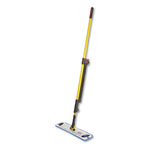 Load image into Gallery viewer, Pulse Microfiber Spray Mop System, 17&quot; Wide Microfiber Head, 52&quot; Yellow Plastic Handle
